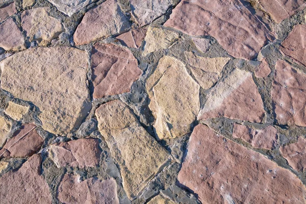 色彩斑斓的石路纹理 — 图库照片