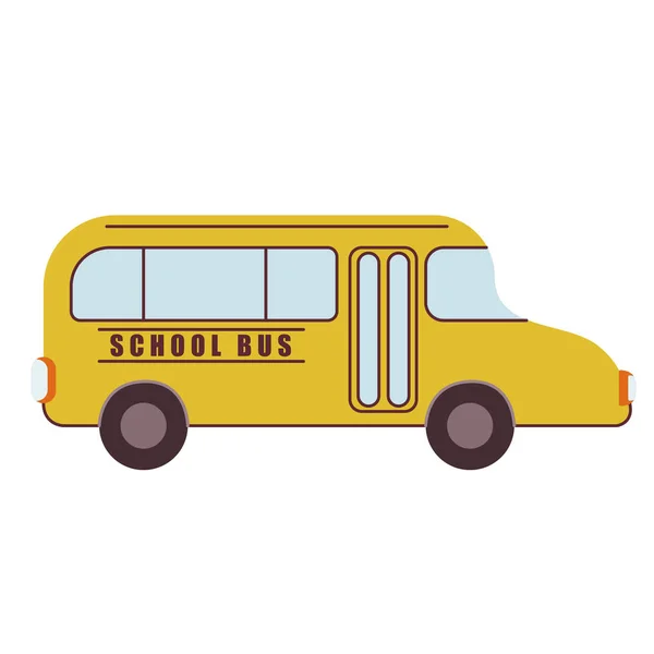 Illustartion School Bus — Image vectorielle