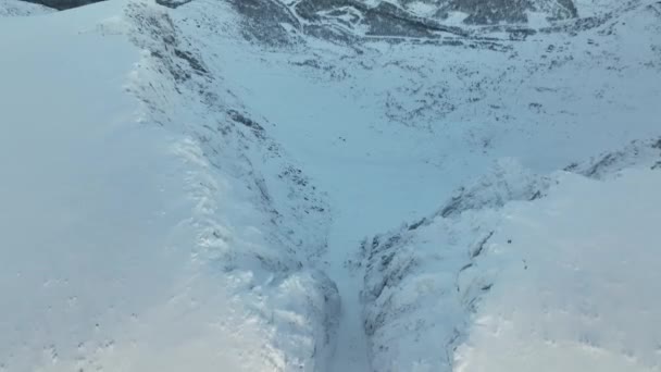Flying Copter Khibiny Mountains — Stock Video