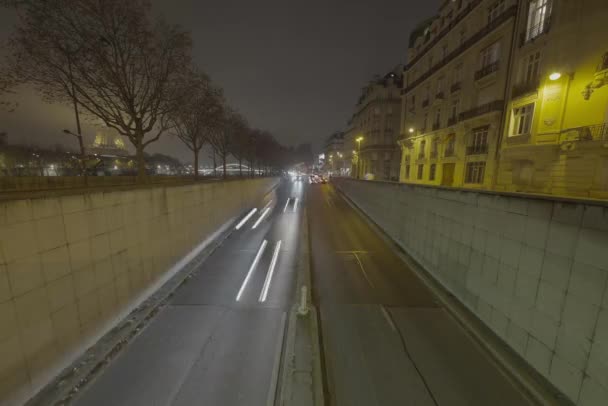 Straßenschlacht Paris — Stockvideo