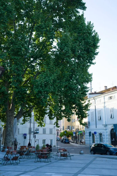 Gorizia Italia Mayo 2021 Vista Desde Plaza Antonio Centro Histórico — Foto de Stock