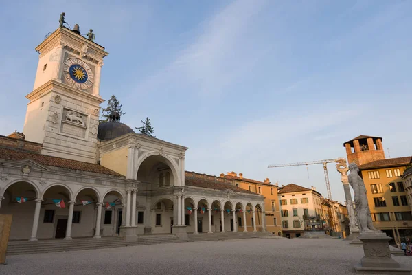 Удіне Італія Січня 2021 Року Piazza Della Libert Udine Видом — стокове фото