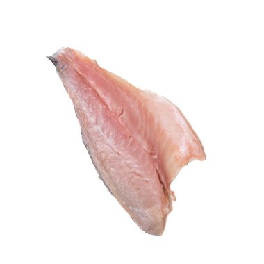 Taze balık filetosu. Çipura. İzole edilmiş beyaz arka plan.