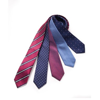 çeşitli renklerde bağlar. izole edilmiş beyaz arkaplan