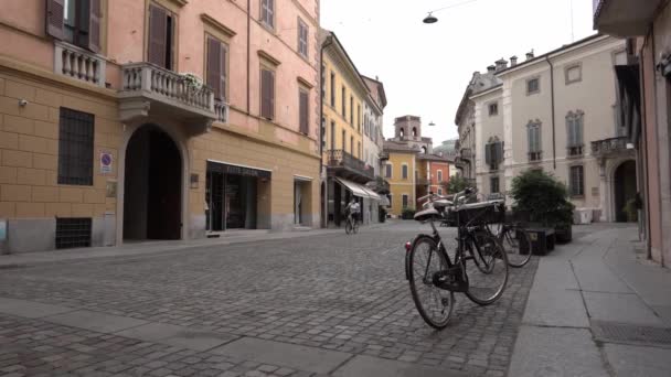Cremona Italie Septembre 2021 Vue Garibaldi Dans Ville Crémone Lombardie — Video