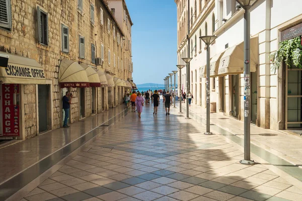 Split Croatia May 2022 Main Street City Split Croatia — Stock Photo, Image