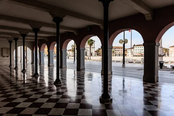 Palmanova Italy August 2022 View Portico Piazza Grande Palmanova — Stockfoto