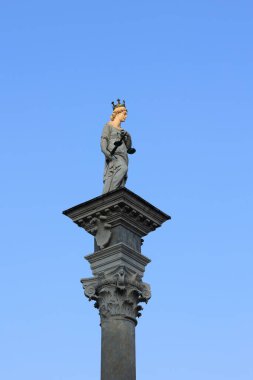 Udine Italy_August 06 2022 statue in the liberty square in Udine