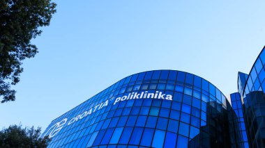 Pula Hırvat _ 30 Temmuz 2022 Hırvatistan Poliklinika sağlık hizmetleri Hırvatistan