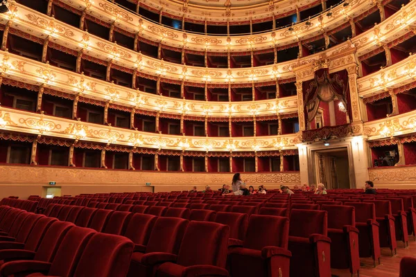 Parma Italy October 2022 Teatro Regio Parma View Stages Stages — стоковое фото
