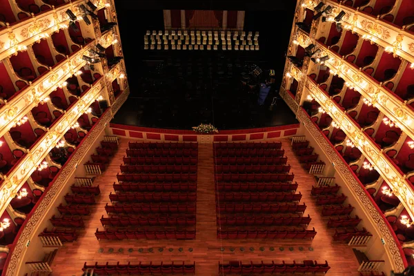 Парма Италия Октября 2022 Teatro Regio Parma Вид Галерей Партера — стоковое фото