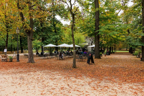 Parma Italia Ottobre 2022 Chiosco Nel Parco Ducale Parma Giardini — Foto Stock