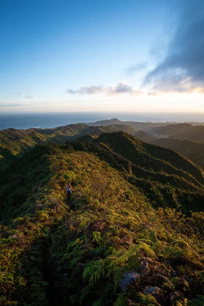 This was shot hiking a ridge on Oahu, Hawaii.