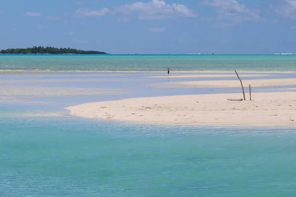 Blauwe Lagune Een Tropisch Eiland — Stockfoto