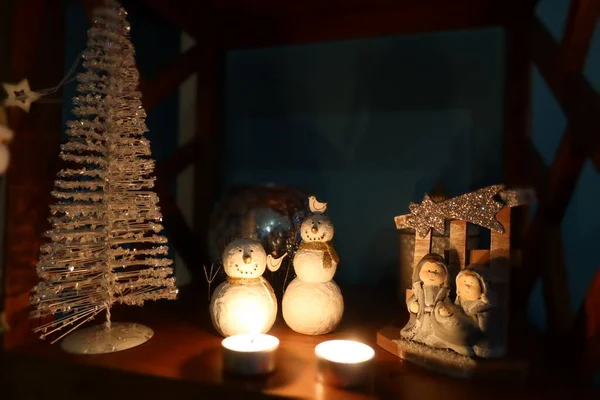 Dcor de Nol et bonhomme de neige