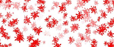 seamless pattern with abstract colorful flowers, new year concept