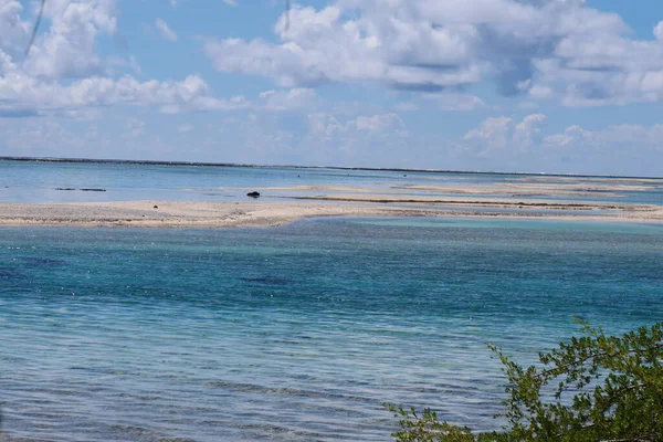 Tahiti adasının güzel manzarası 
