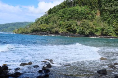beautiful view of the sea in the summer. nature