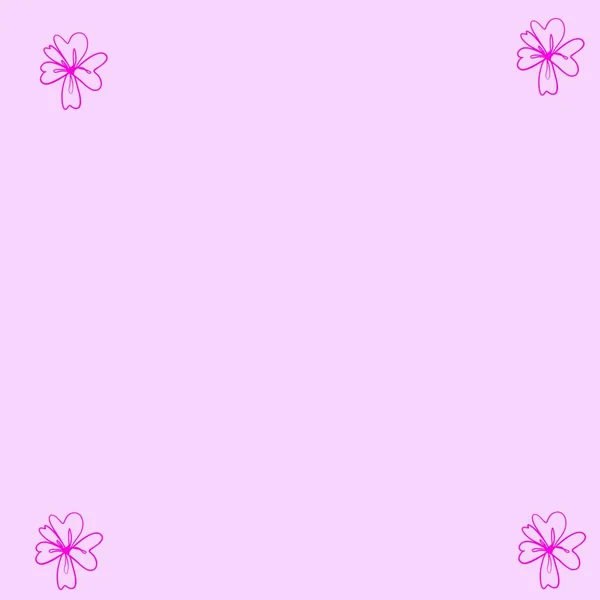 Pink Flowers Seamless Pattern Background — Stock Photo, Image