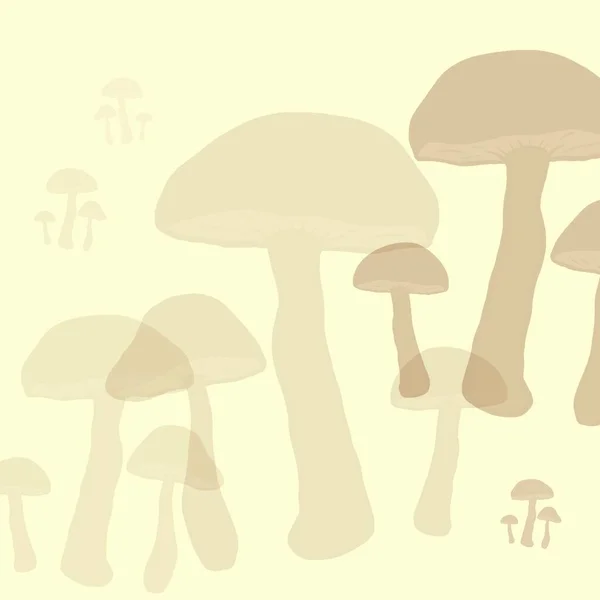 mushroom, mushrooms, illustration, vector on white background.