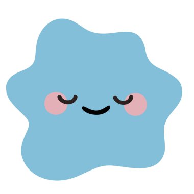 Yavru boho tarzında şirin bulutlu, kusursuz bir şekil. Boho tarzı çocuk odası dekorasyonu. Vektör Illustration EPS10