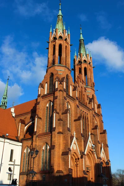 2022 Bialystok Pologne Église Paroissiale Dans Centre Ville — Photo