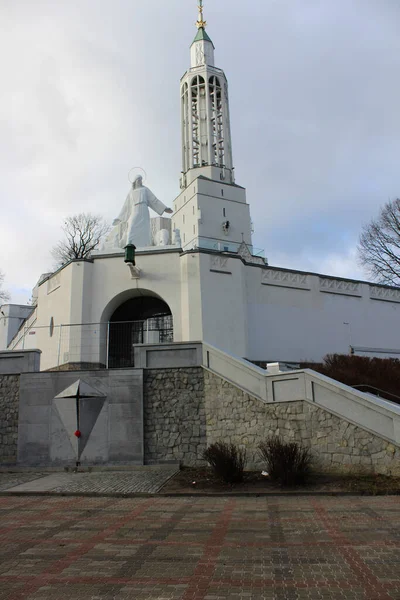 01.17.2022 Bialystok Polonya Roch Kilisesi şehir merkezinde..