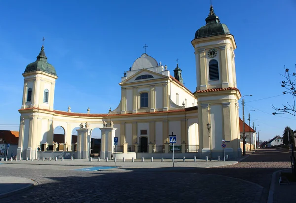 2022 Tykocin Pologne Église Historique Contre Ciel Bleu — Photo