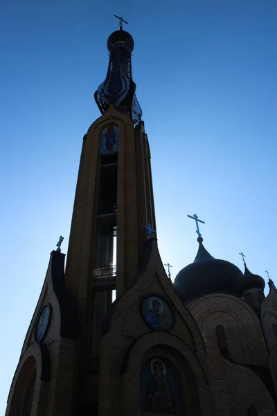 Bialystok Poland Ortodoks Kilisesi Kutsal Ruh Çan Kulesi — Stok fotoğraf