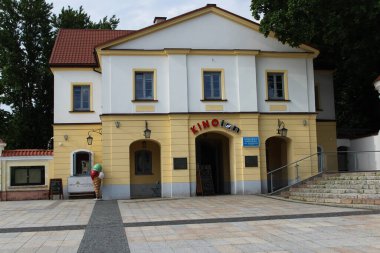 12.06.2022 Bialystok Poland.Şehir merkezinde tarihi Ton sineması.
