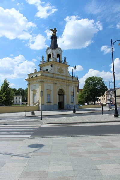 03.07.2022 Bialystok Poland.Branicki Sarayı 'nın tarihi giriş kapısı..