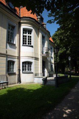 20.08.2022 Bialystok Poland.The palace and the view from the park.