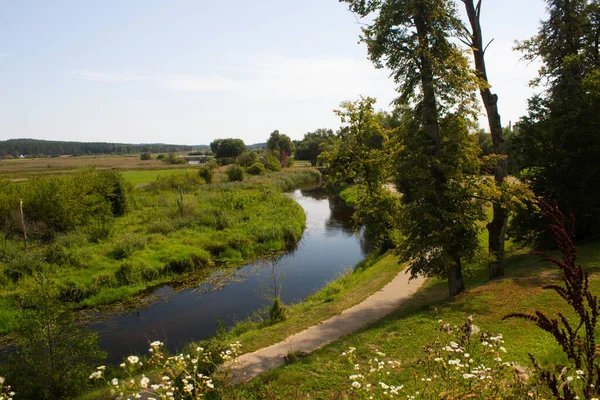 29.08.2022 Suprasl Poland.Beautiful nature on the Suprasl river.