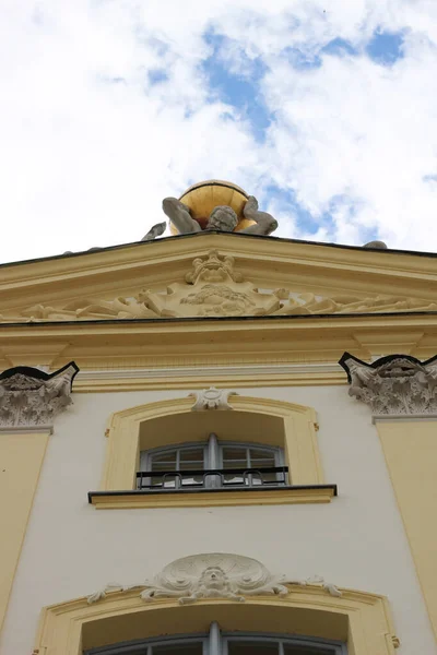 2022 Bialystok Polônia Escultura Telhado Palácio Branicki — Fotografia de Stock