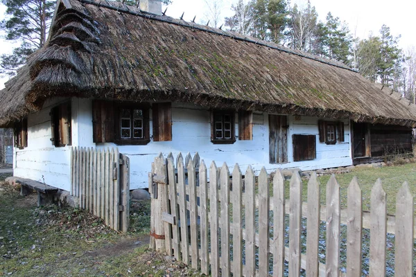 2022 Bialystokポーランド 野外博物館の古い家 — ストック写真