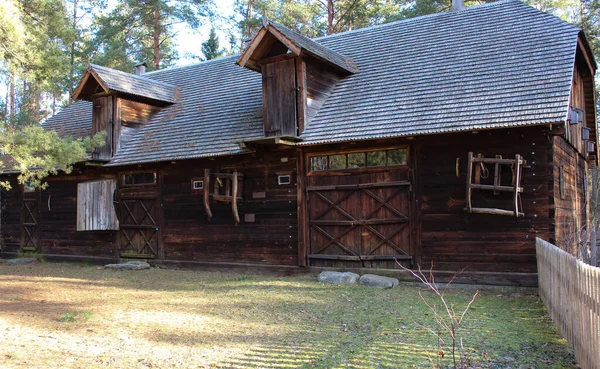 2022 Bialystok Poland Old Farm Building Open Air Museum — 스톡 사진