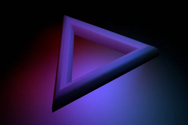 Triangel Form Abstrakt Bild Render — Stockfoto
