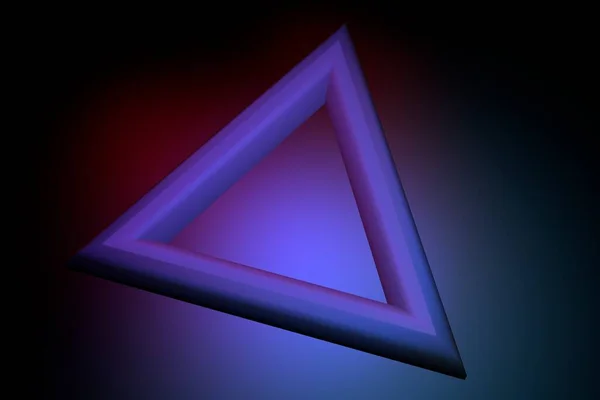 Форма Трикутника Абстрактне Зображення Візуалізація — стокове фото