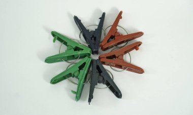 Çamaşır kurutma makinesi klipsi dekoratif tarzda