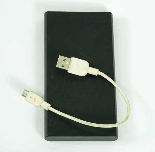 Powerbank 20000Mah Snel Opladen Met Een Kabel — Stockfoto