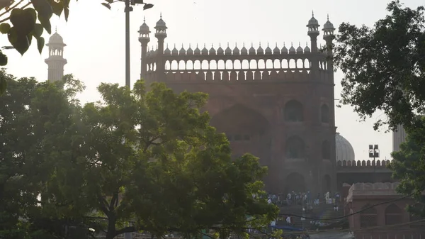 Jama Masjid Kapu Delhiben Indiában — Stock Fotó