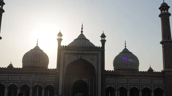 Jama Masjid Old Delhi Índia — Fotografia de Stock