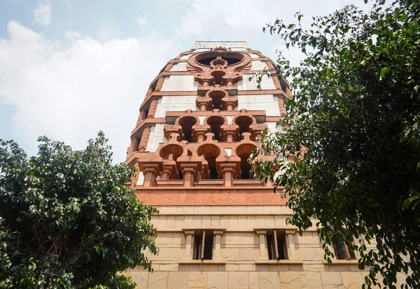 Shree Krishna Temple Іскон Індуїстський Храм Бога — стокове фото