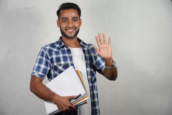 Estudiante Logró Beca Curso Educación Del Médico Estudiante Collage Con —  Fotos de Stock