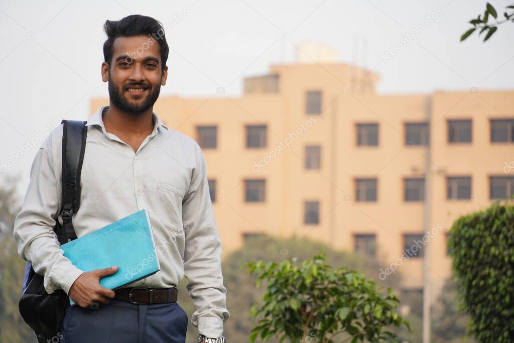 Collage Student at Indian collage campus