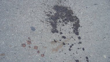 Sürüş görüntüsüne tükürülmüş