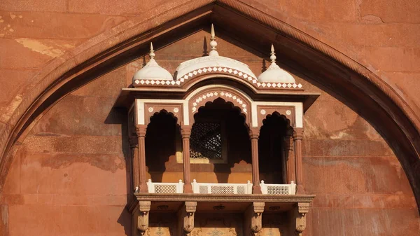Jama Mescidi Delhi Tarihi Mimarlık Gerçekler — Stok fotoğraf