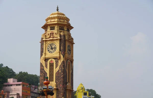 Torre Del Reloj Hari Paurihar Pauri Haridwar Uttarakhand — Foto de Stock