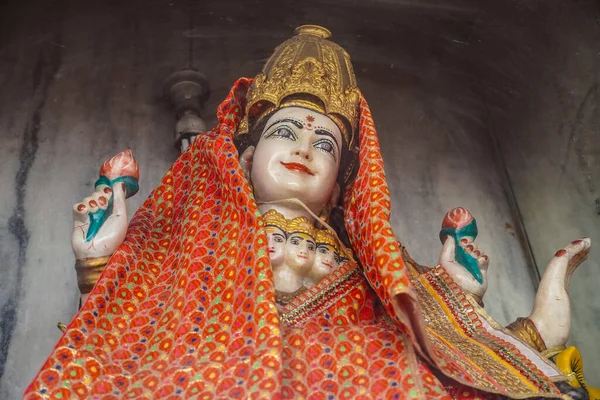 Skandamata Estátua Navratri Mata Mandir — Fotografia de Stock