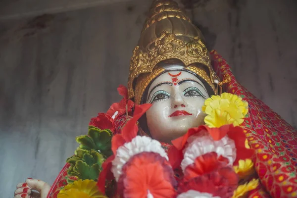 Mahagauri Navratri Mata Estatua Mandir —  Fotos de Stock